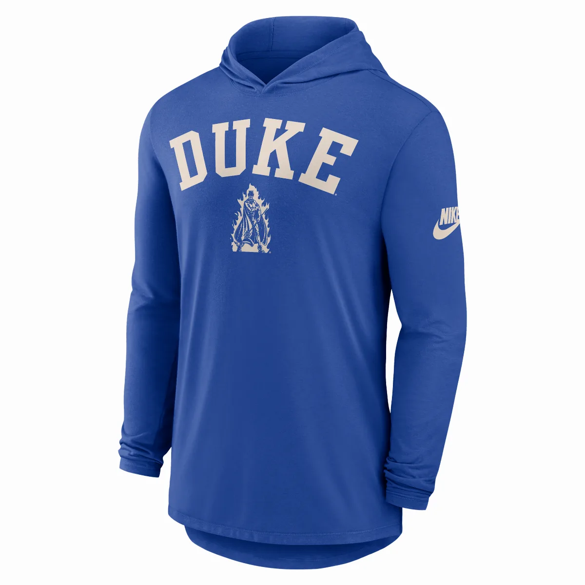 Duke Legacy Arch Dri-FIT College Long-Sleeve Hooded T-Shirt by Nike