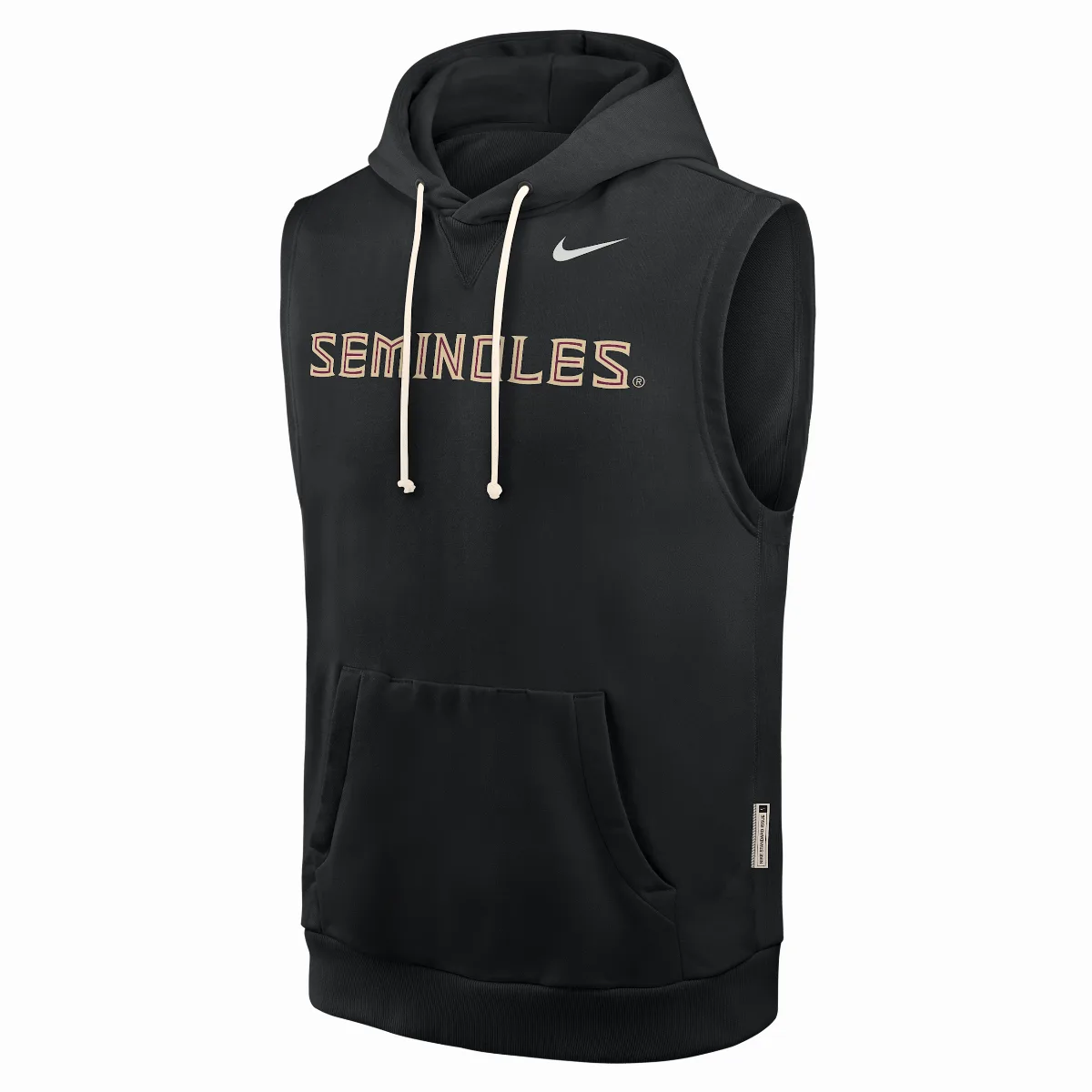Florida State Sideline Dri-FIT College Sleeveless Pullover Hoodie by Nike