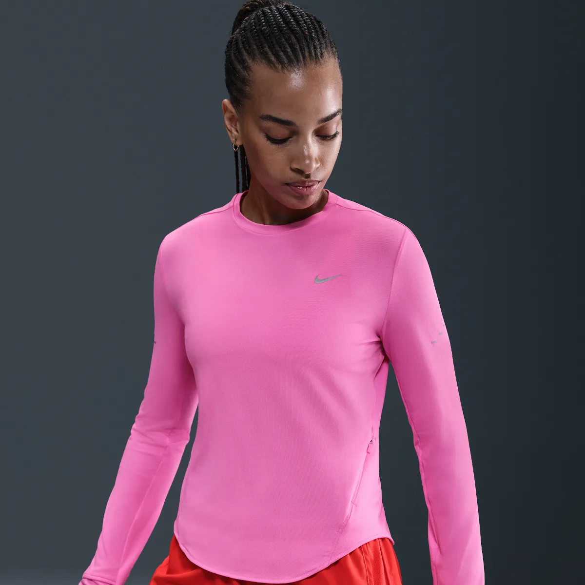 Swift Dri-FIT UV Long-Sleeve Crew-Neck Running Top by Nike