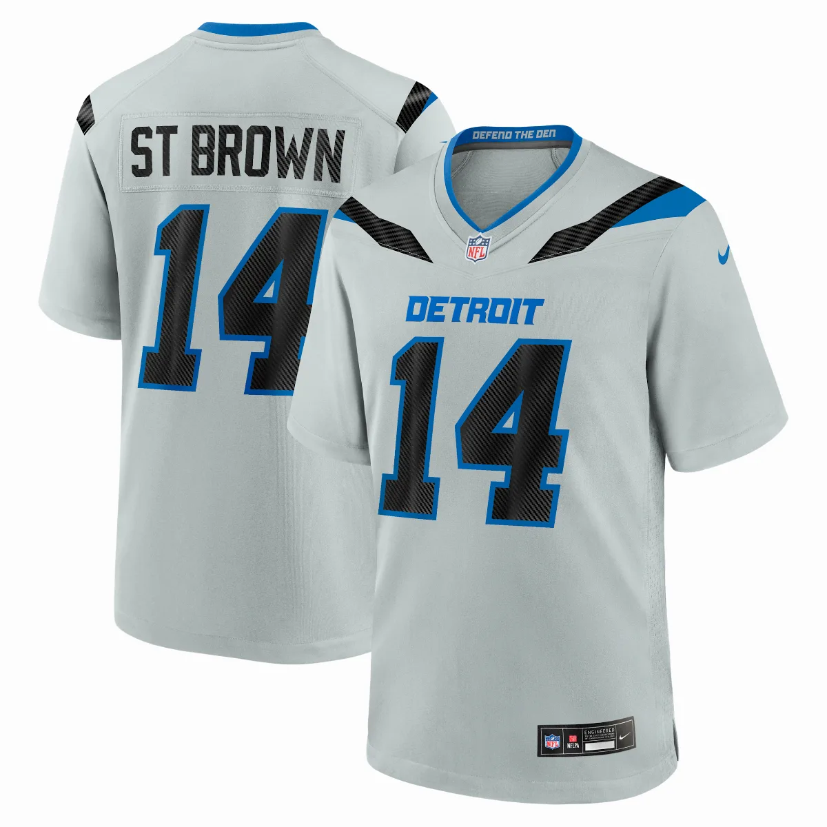 Amon-Ra St. Brown Detroit Lions Rivalries Collection NFL Game Jersey by Nike