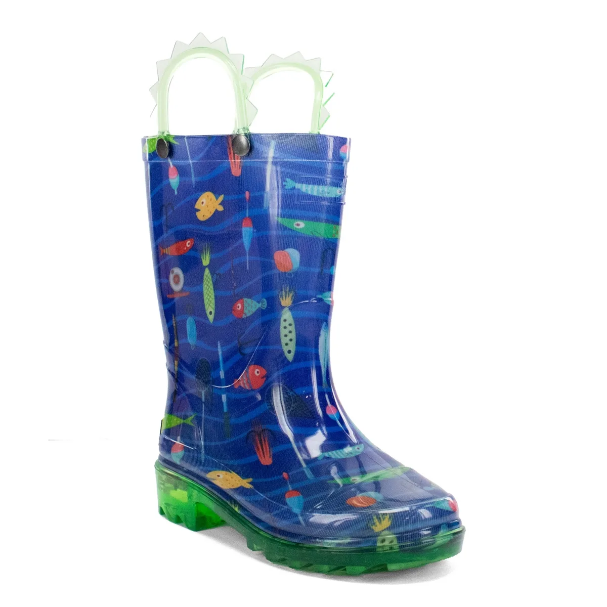 Fish on Lighted Rain Boot by Western Chief