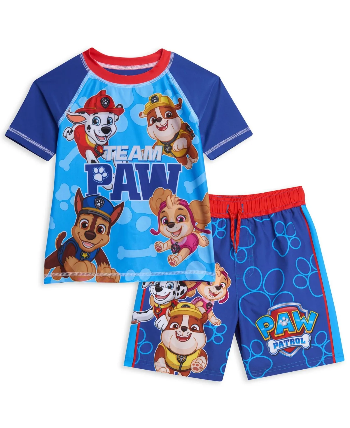 Pullover Rash Guard and Swim Trunks Outfit Set by Paw Patrol