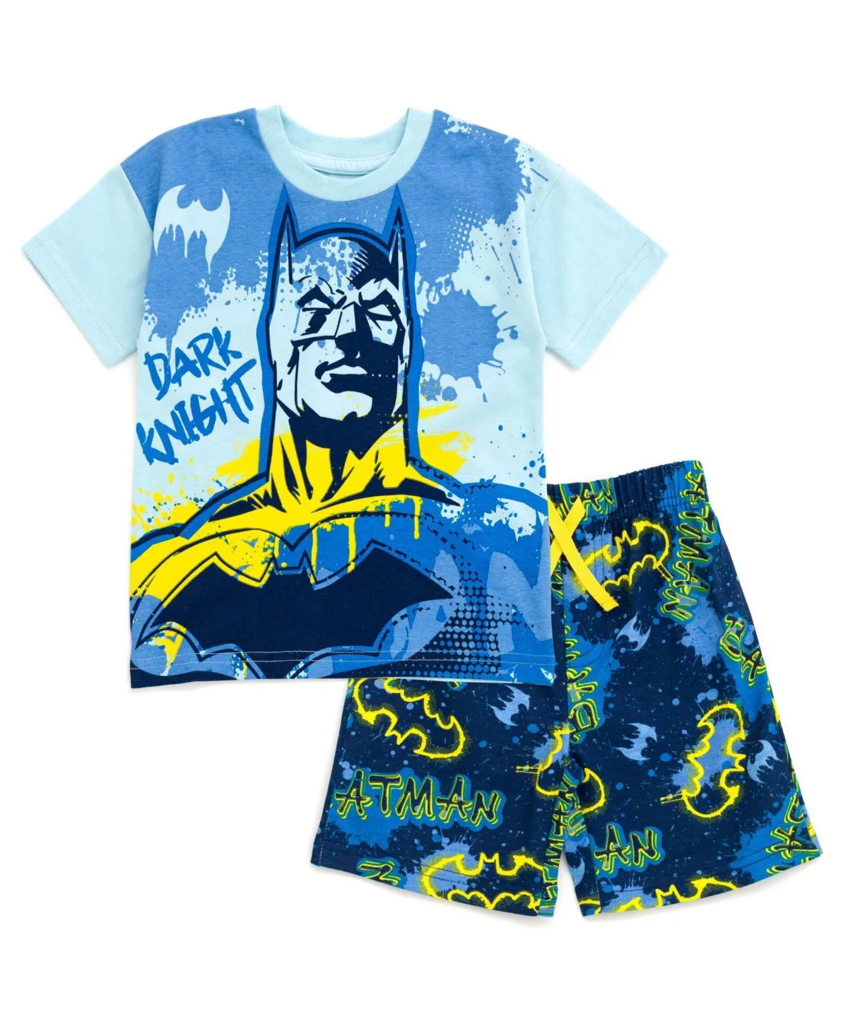 DC Comics Justice League Batman T-Shirt and French Terry Shorts Outfit Set by Justice League