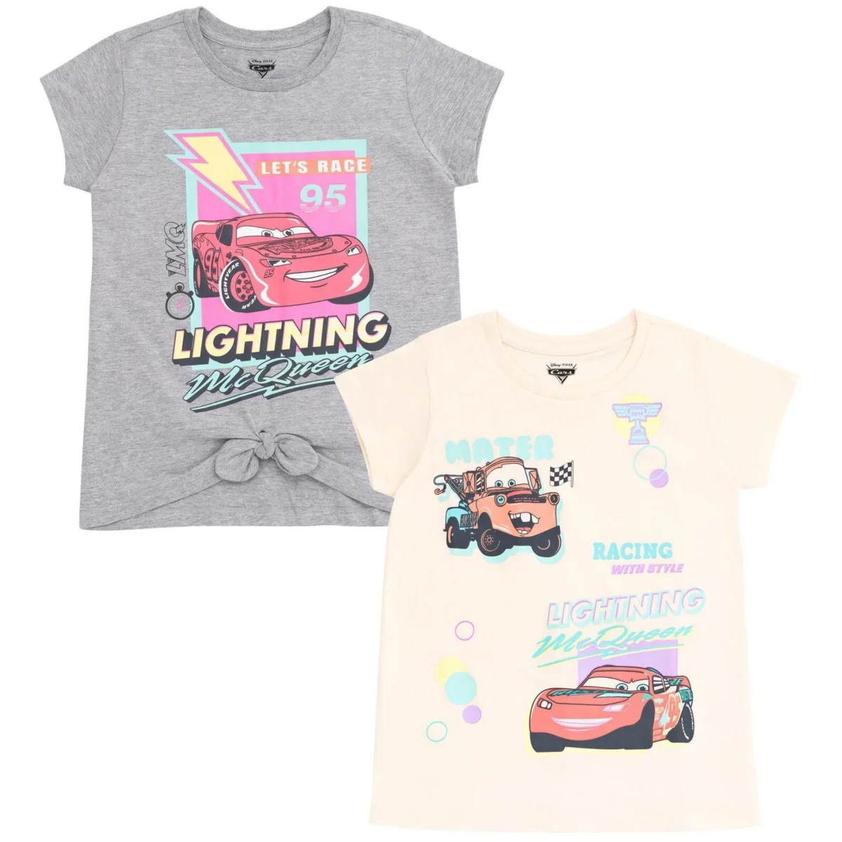 Disney Lion King Pixar Cars Super Kitties Winnie the Pooh 2 Pack T-Shirts by Cars
