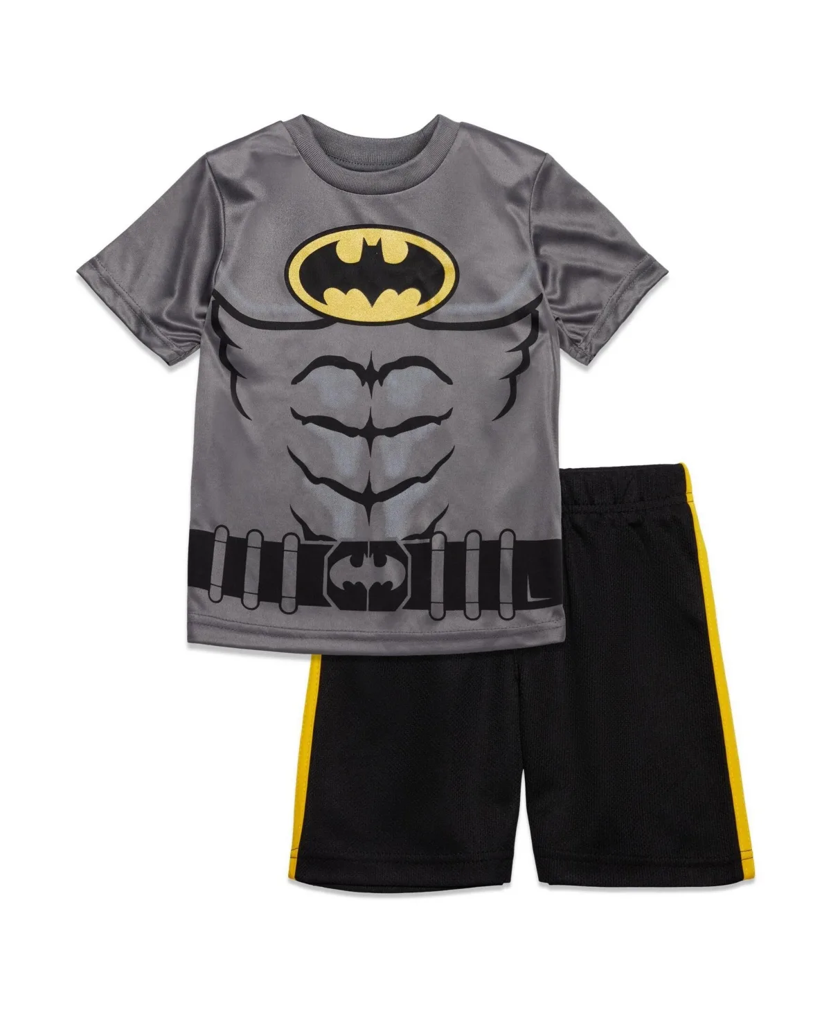Justice League Athletic Pullover T-Shirt and Mesh Shorts Outfit Set by Dc Comics