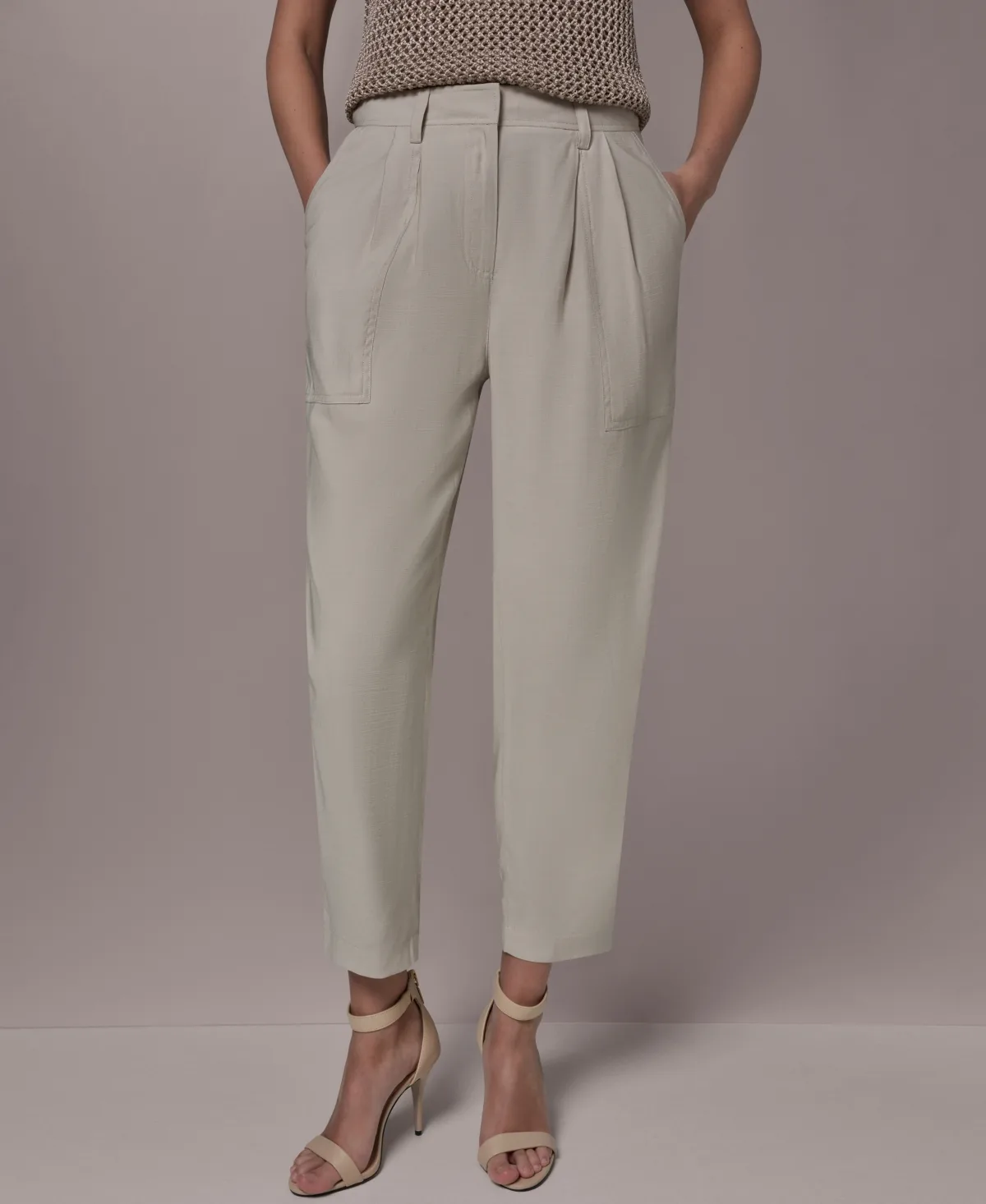 Flap Detail Pants by Donna Karan New York
