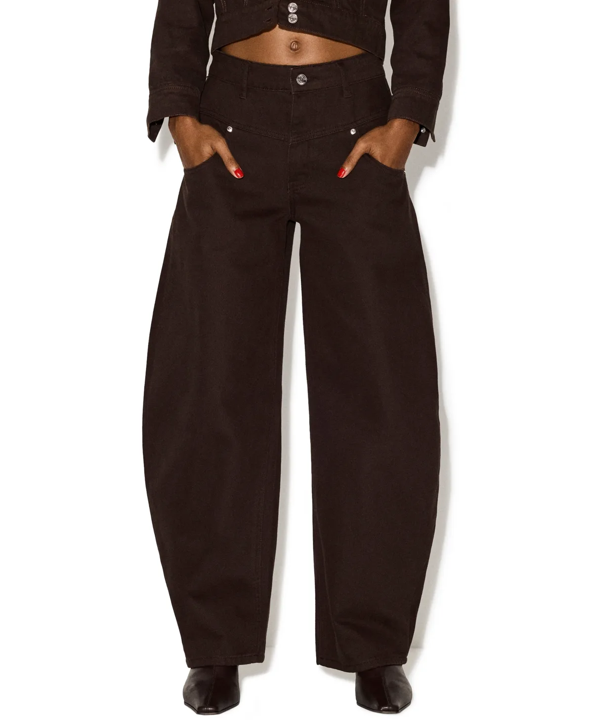 Tribeca High-Waisted Wide-Leg Jeans by Steve Madden