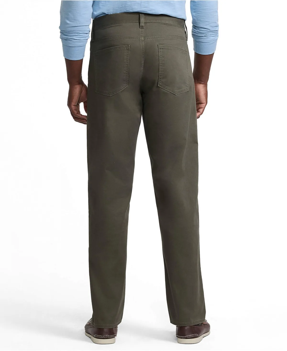 Travel Kit Comfort Waist Classic Straight Fit 5 Pocket Pant by Lands' End