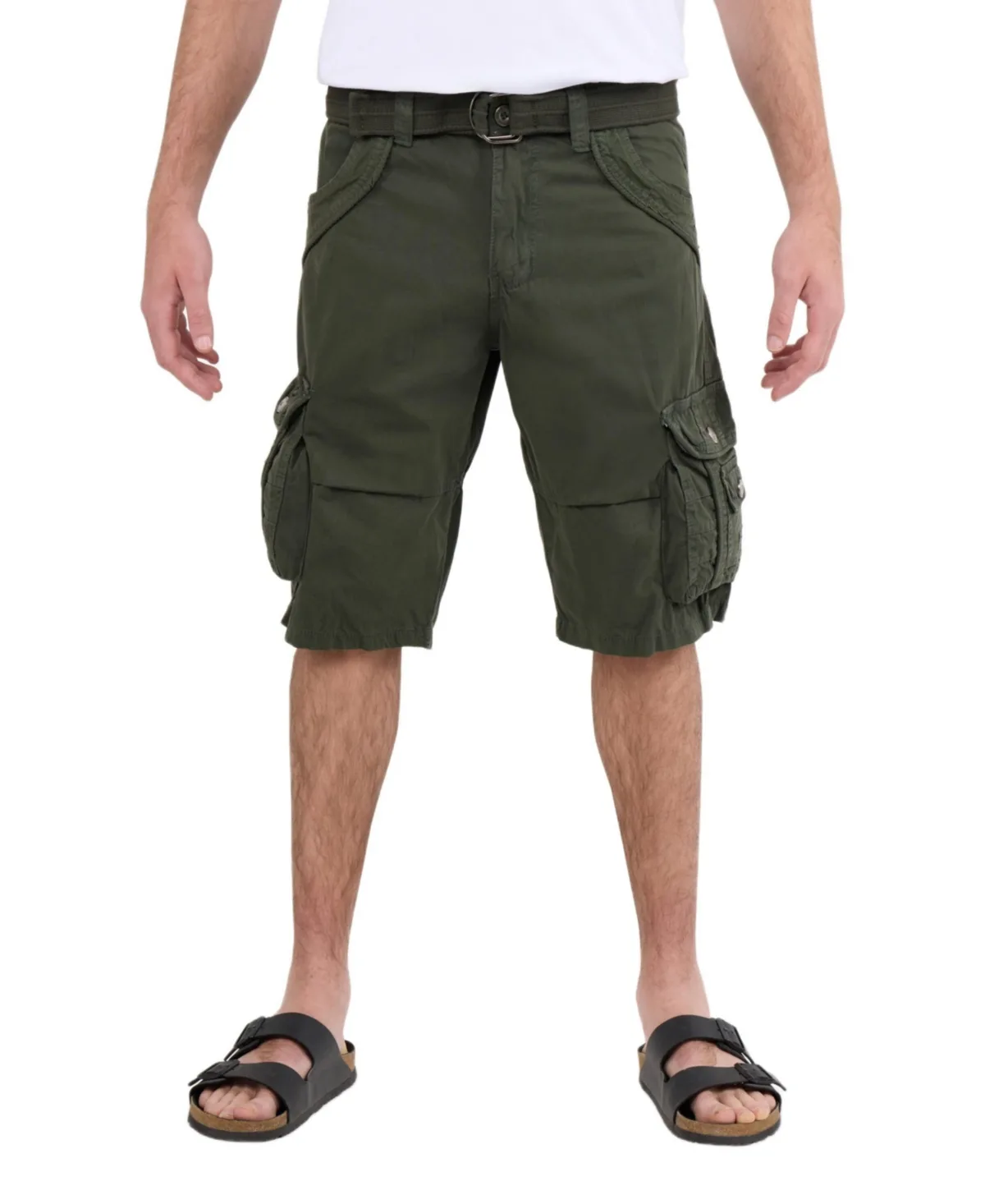 X-Ray Belted Double Pocket Cargo Shorts by Xray