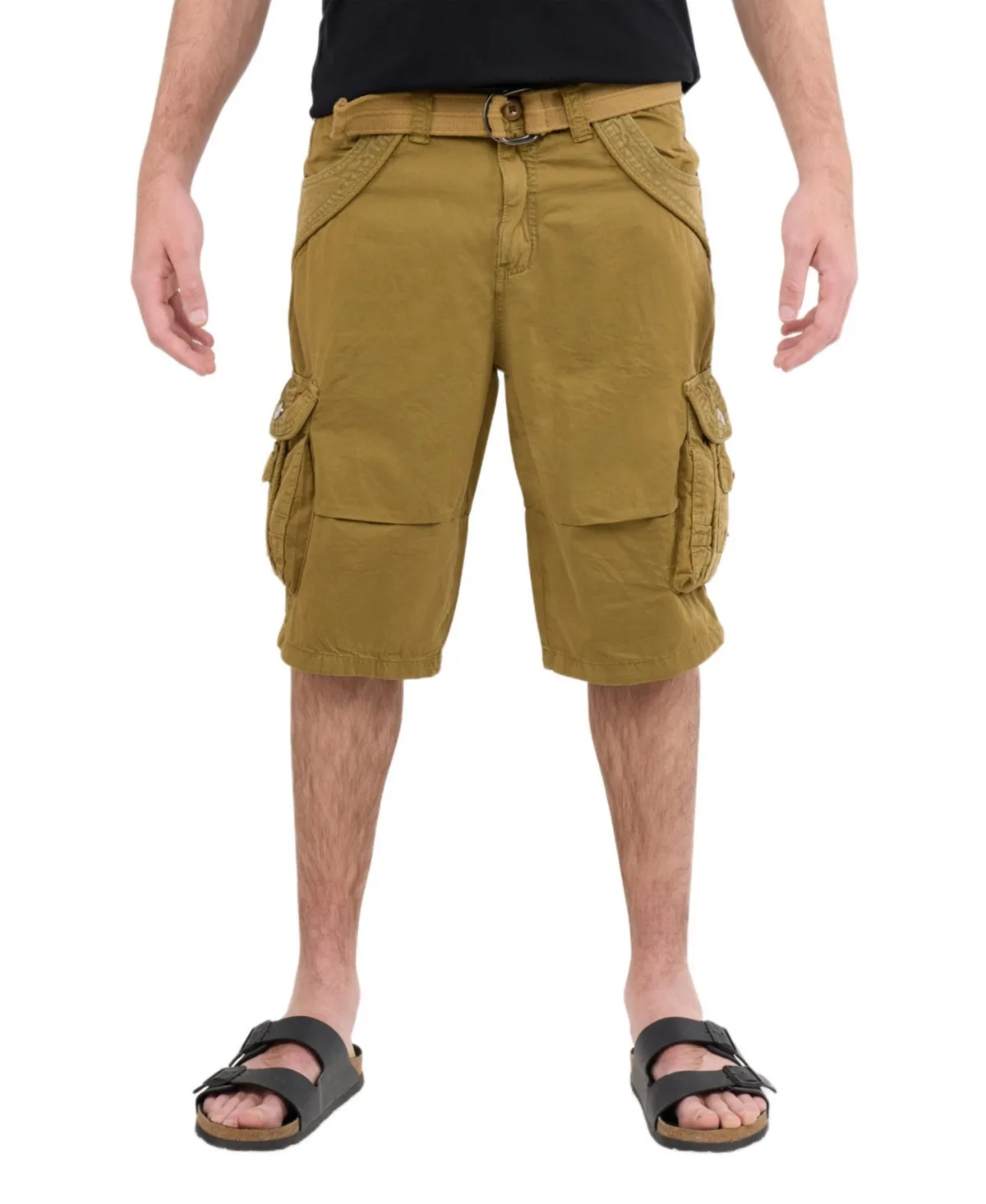 X-Ray Belted Double Pocket Cargo Shorts
