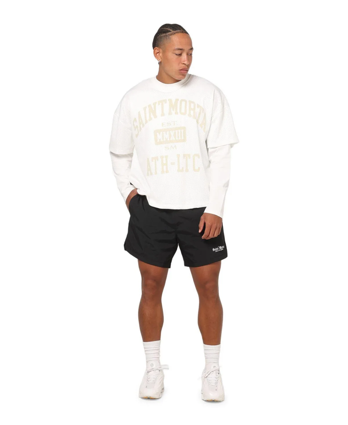 Muerte Beach Shorts by Saint Morta