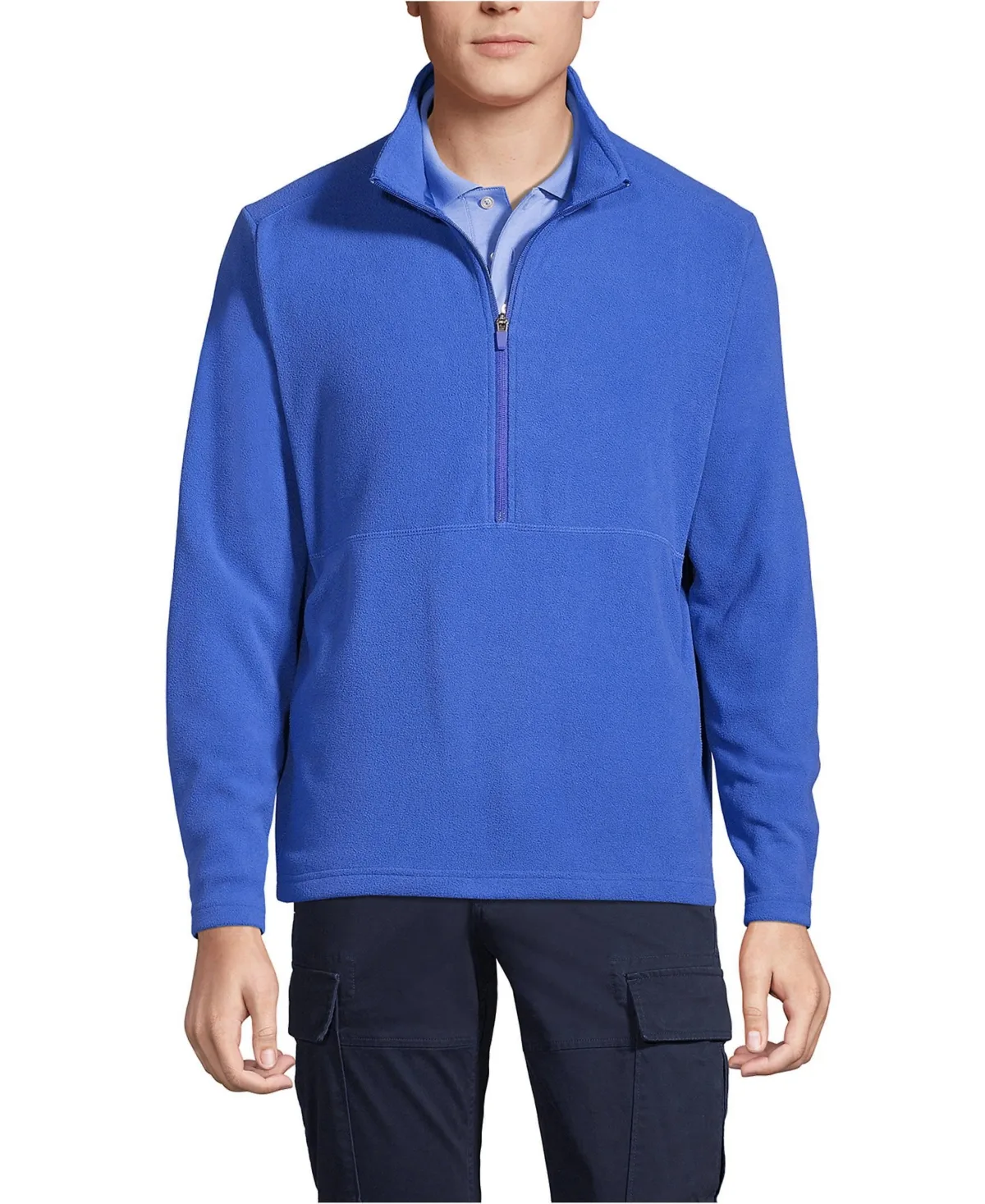 Thermacheck 100 Fleece Quarter Zip Pullover Top by Lands' End