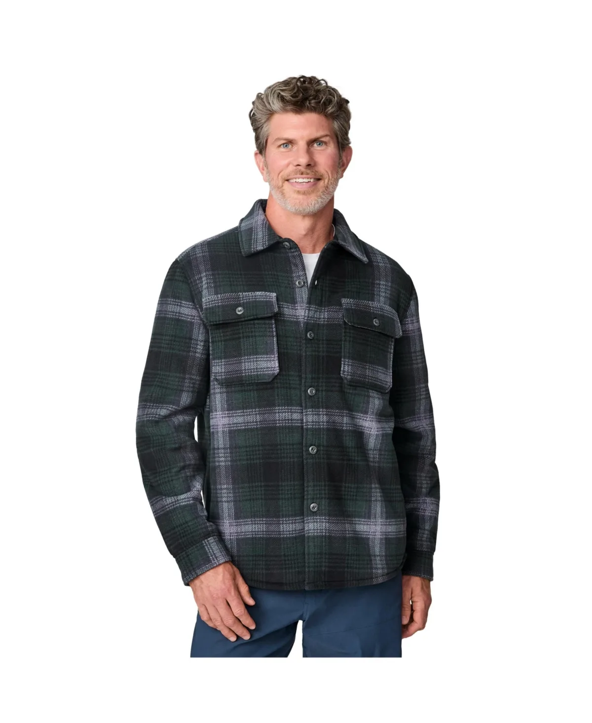 Mountain Ridge Sueded Chill Out Fleece Jacket by Free Country