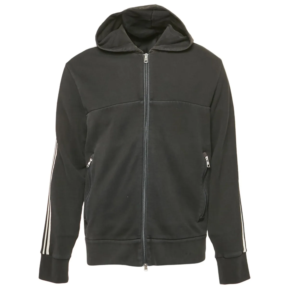 Jersey Zip-Up Hooded Jacket by Pre-owned Moncler