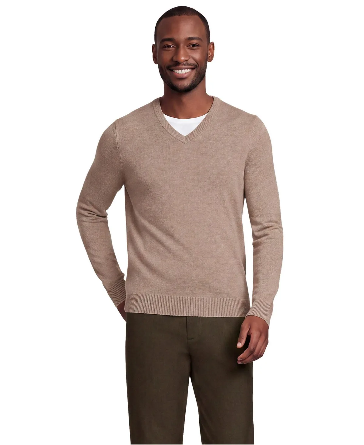 Fine Gauge Cashmere V-Neck Sweater