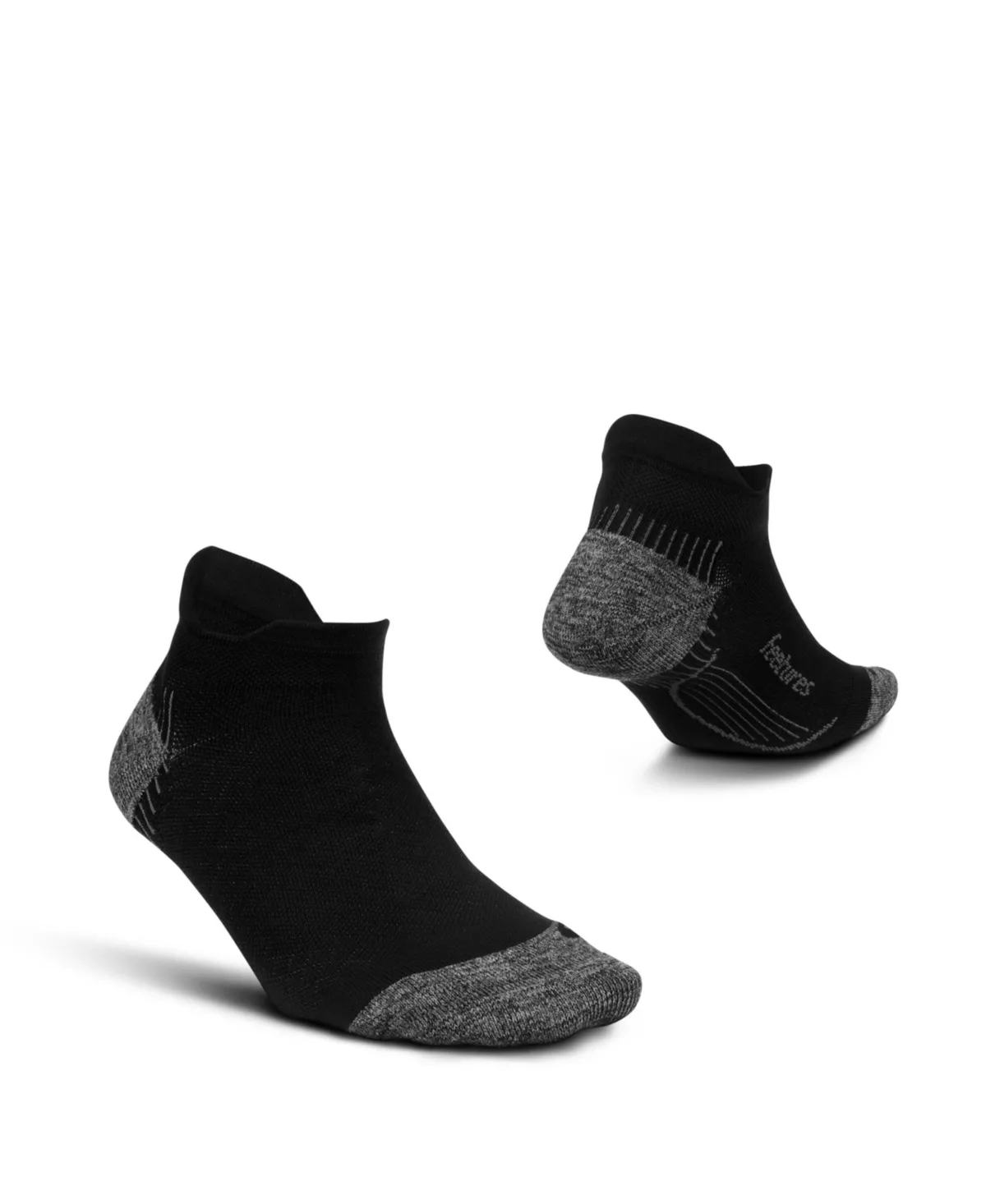 Plantar Fasciitis Relief Sock Light Cushion No Show Tab Targeted Compression Sock by Feetures