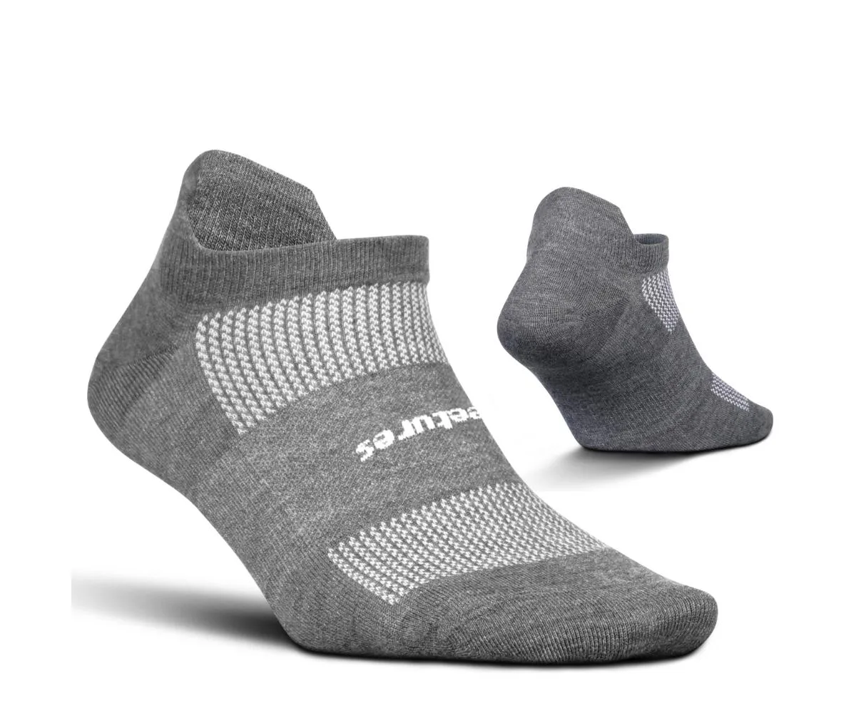 High Performance Ultra Light Ankle Sock No Show Socks with Heel Tab by Feetures