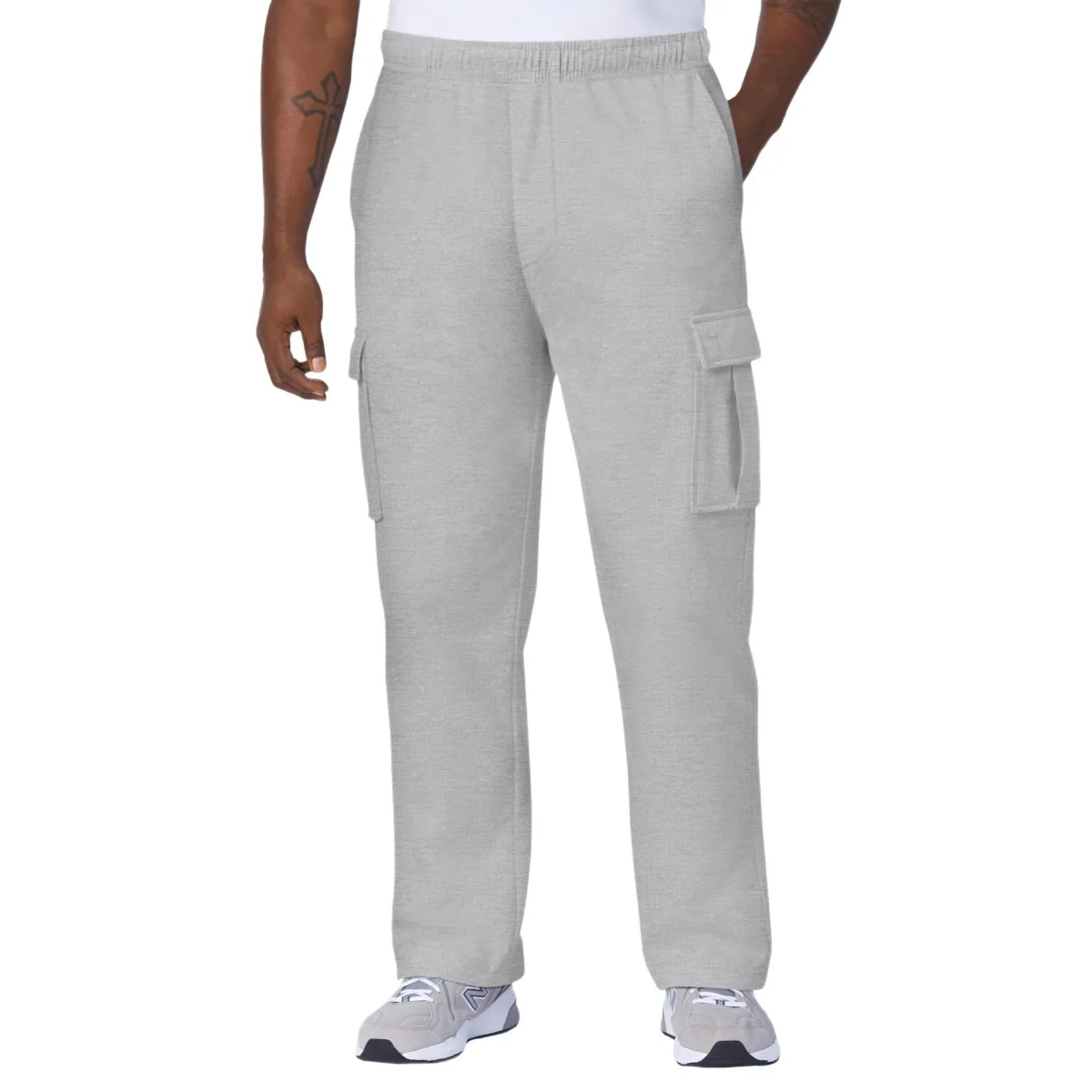 Reverse Weave Cargo Pants by Kingsize