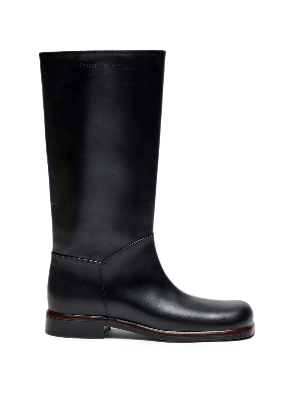 Esme Boots in Shiny Calf
