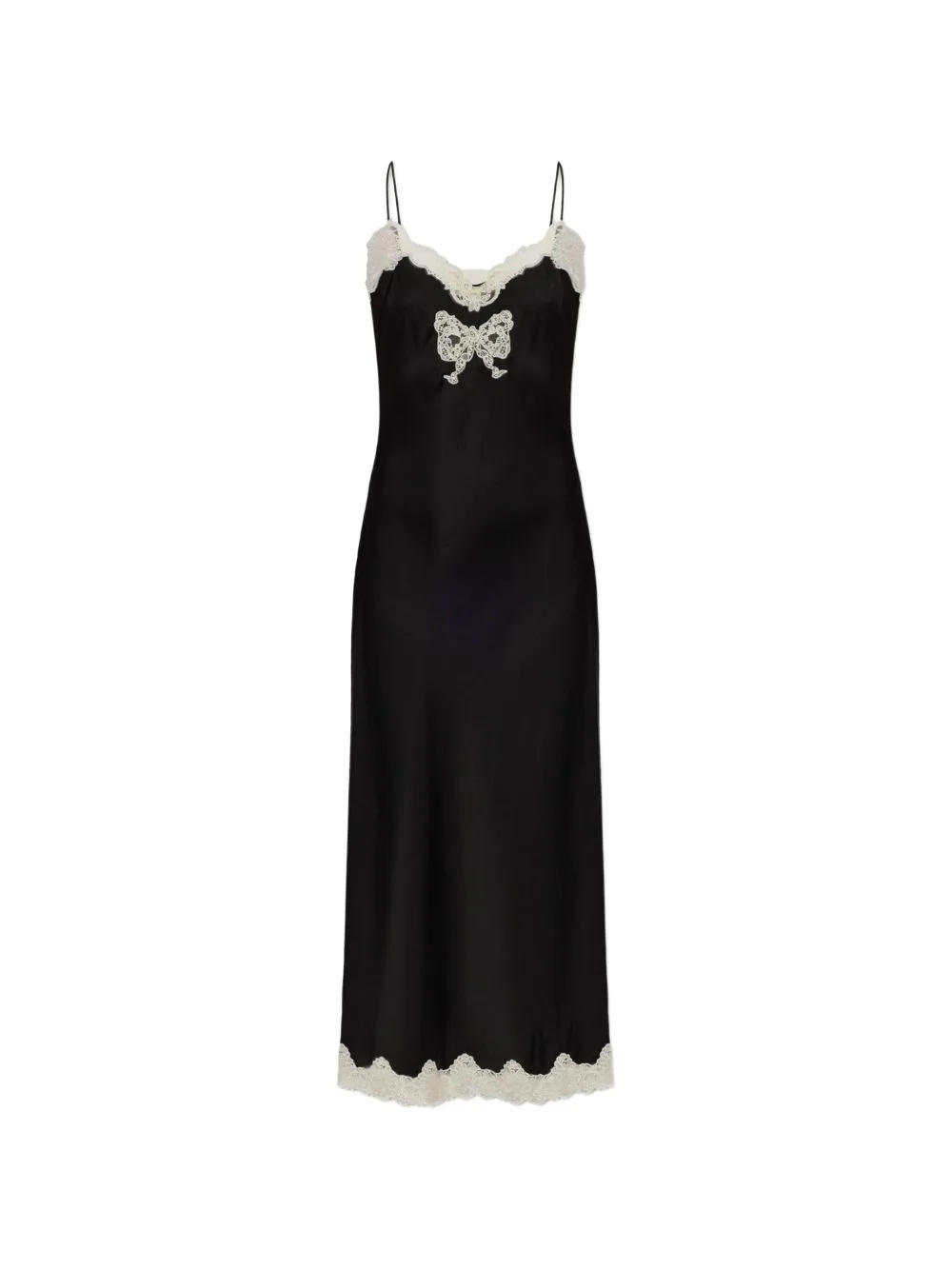 Lomira Lace-Trimmed Maxi Dress by LoveShackFancy