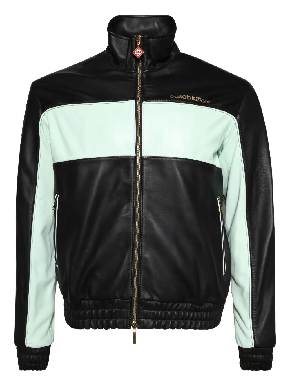 Panelled Leather Jacket by Casablanca