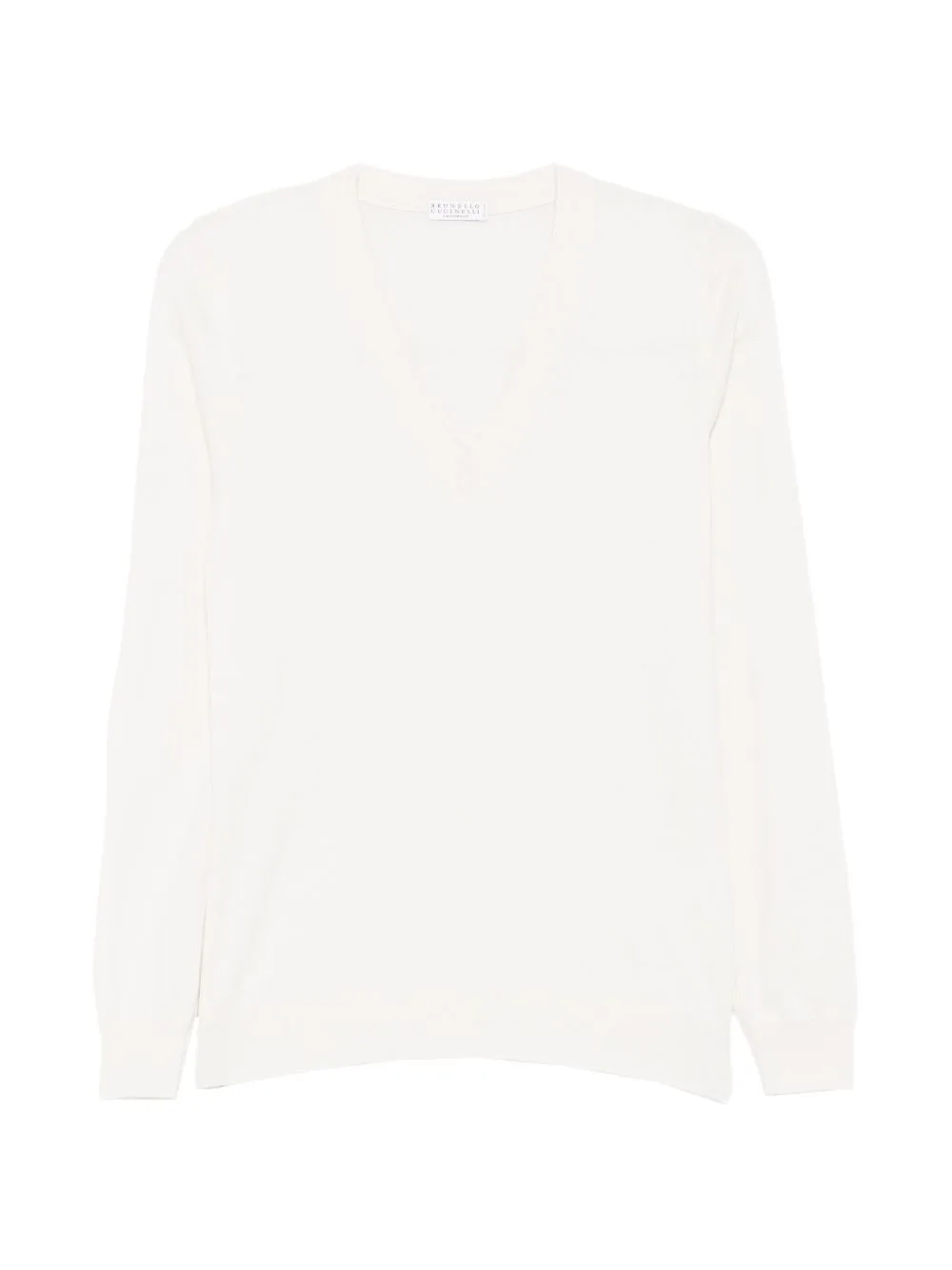 V-Neck Long-Sleeve Sweater by Brunello Cucinelli