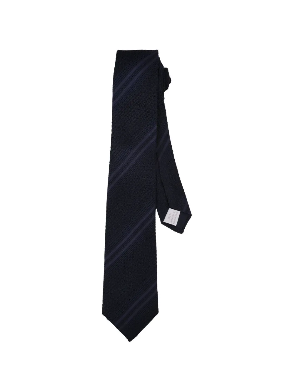 Diagonal-Stripe Silk Tie by Tagliatore
