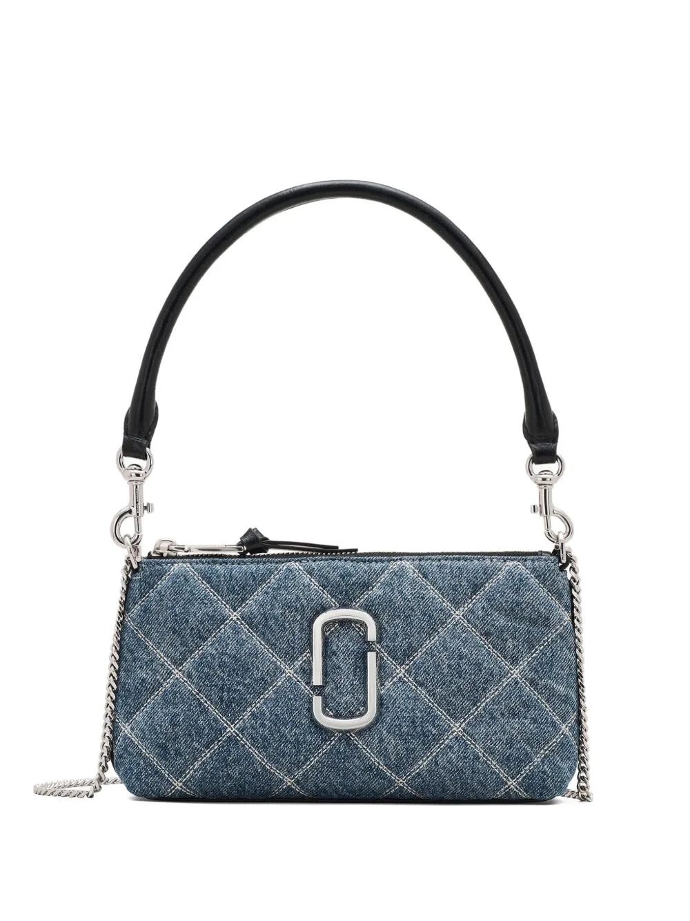 The Quilted Denim Utility Cross Body Bag by Marc Jacobs