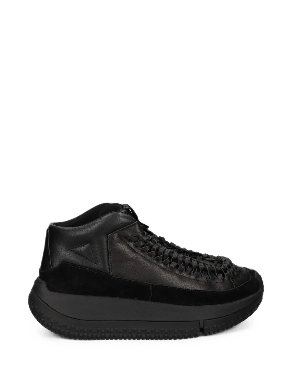 Kapok Woven-Detail Sneakers by 4CCCCEES