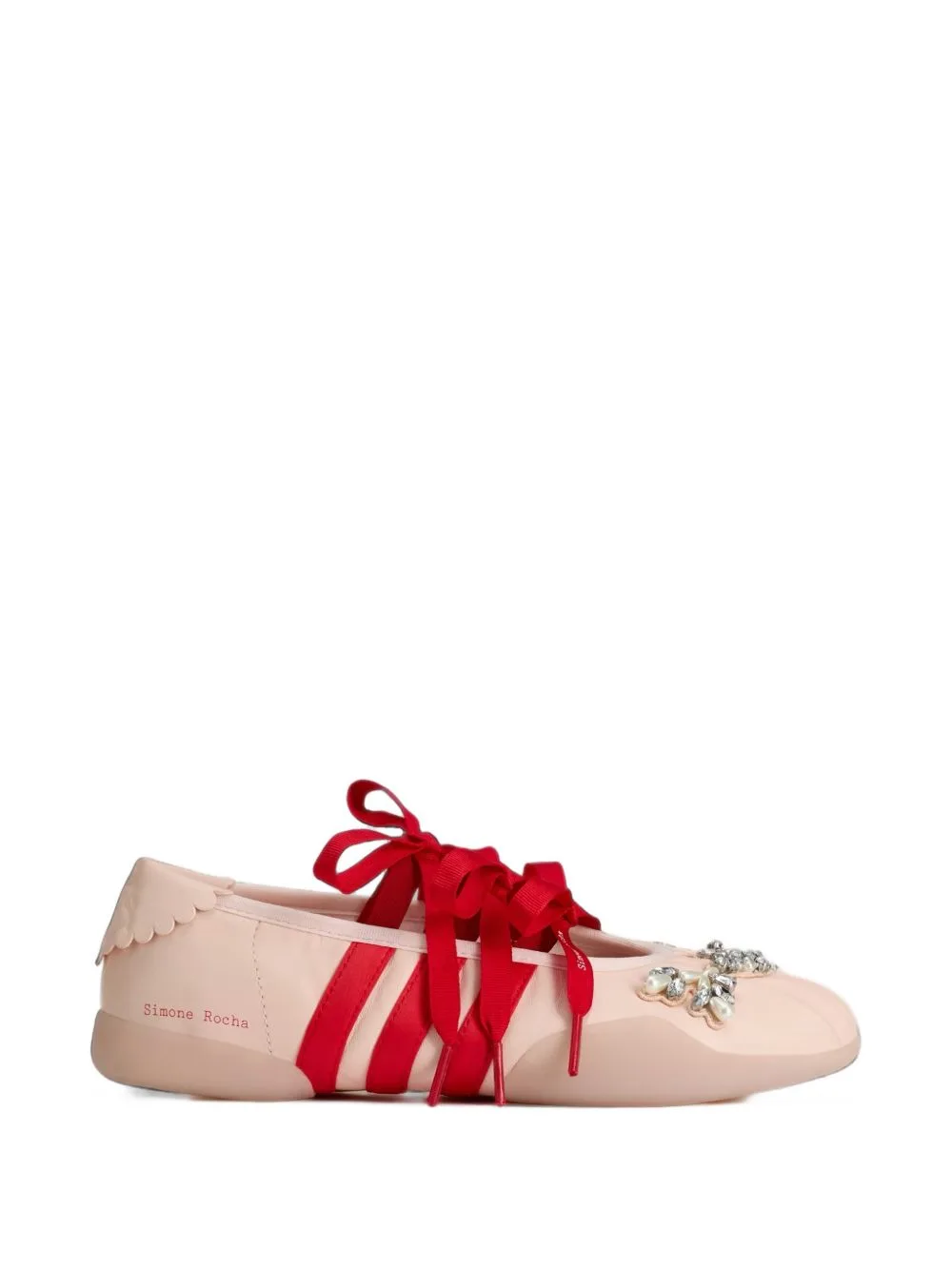 Adidas x Simone Rocha Taekwondo Crystal-Embellished Ballet Flats by adidas