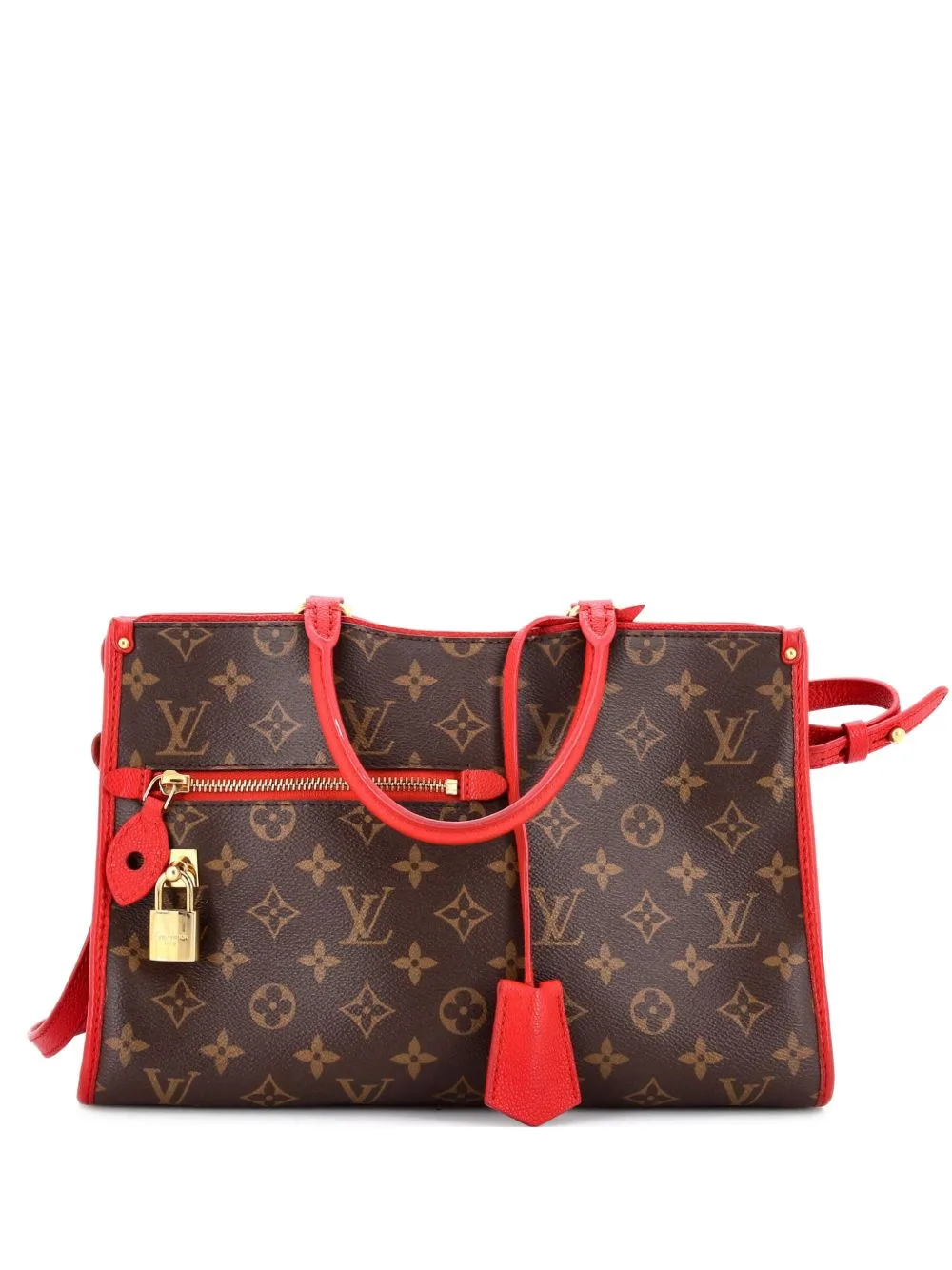 Popincourt NM Handbag Monogram Canvas with Leather PM Tote Bag by Louis Vuitton Pre-Owned