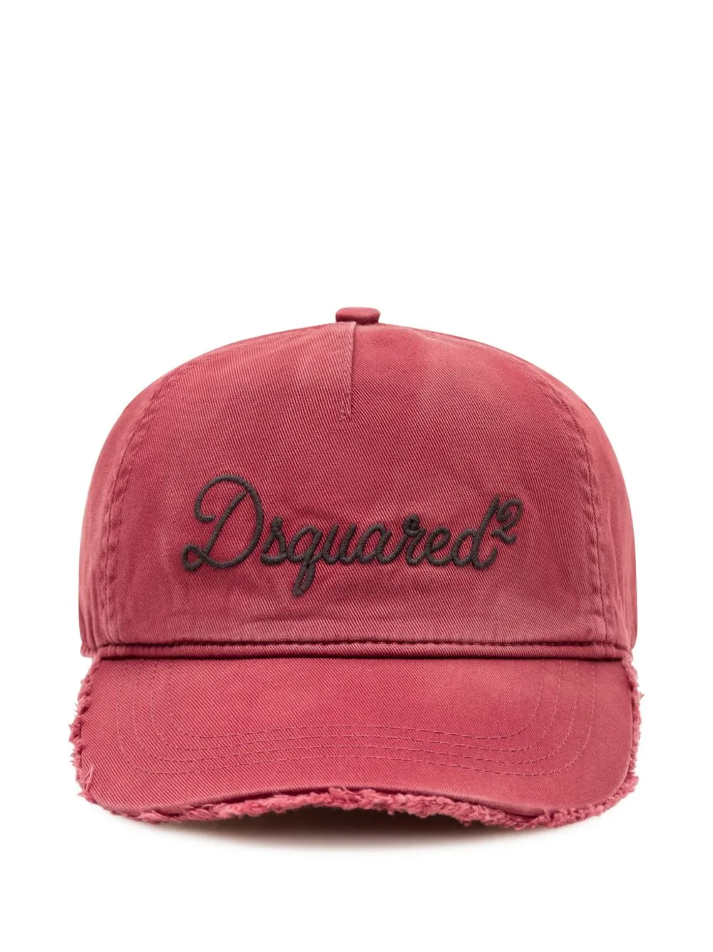Logo-Embroidered Distressed Baseball Cap by DSQUARED2