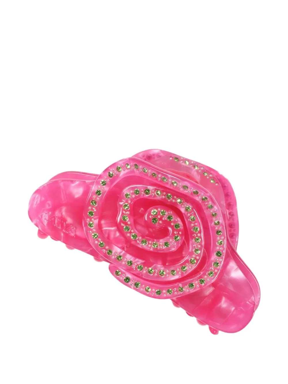 Rose Crystal-Embellished Hair Claw by KATYA