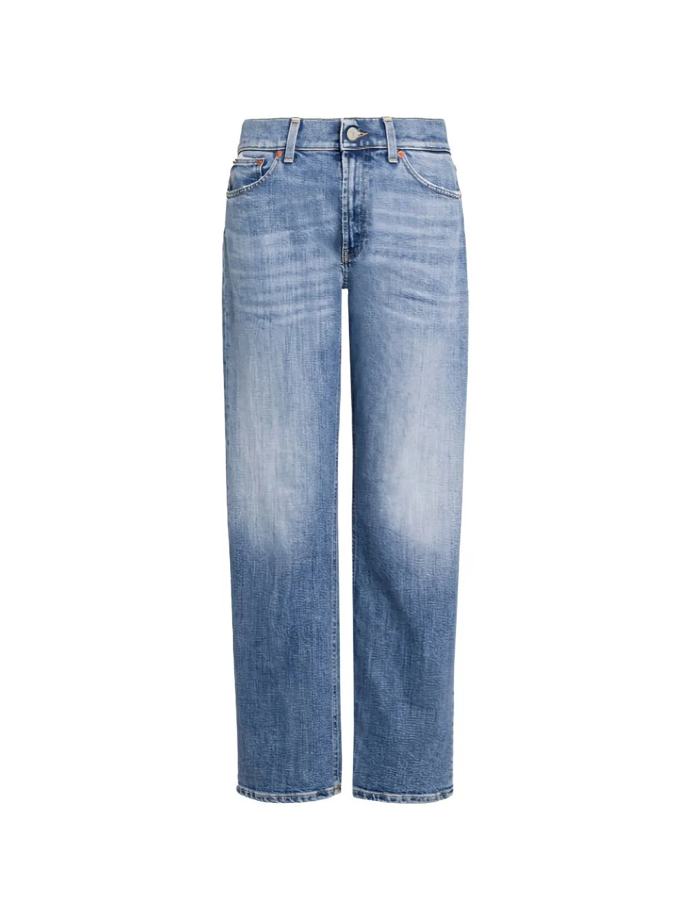 Dafne Straight-Leg Faded-Effect Jeans by DONDUP