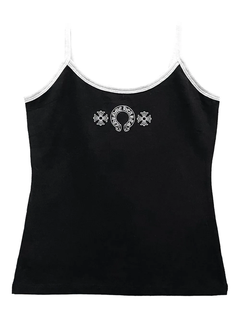 Horseshoe-Logo Tank Top by Chrome Hearts