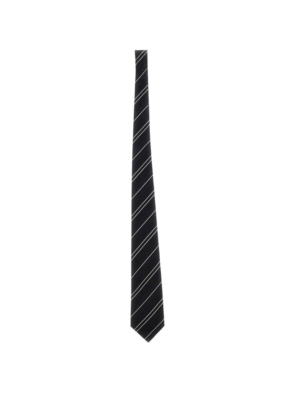 Diagonal-Stripe Silk Tie by Junya Watanabe MAN