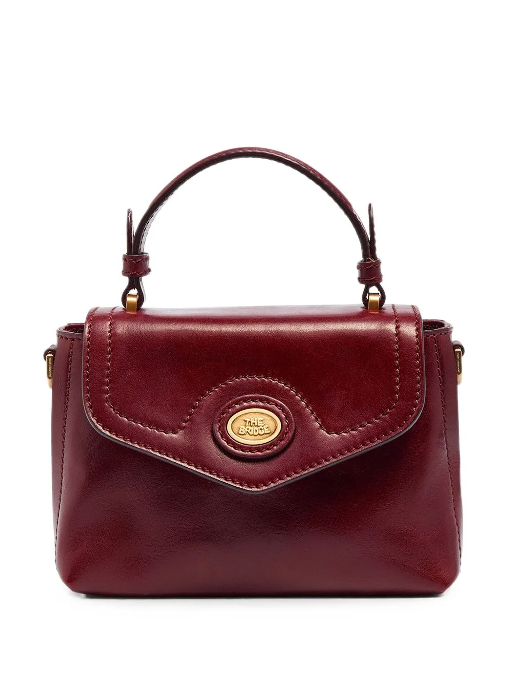 Mini Leather Tote Bag by The Bridge