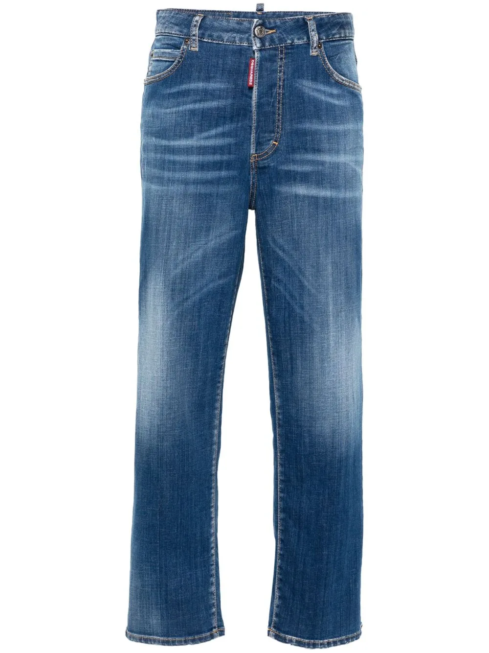 Mid-Rise Slim-Fit Jeans by DSQUARED2
