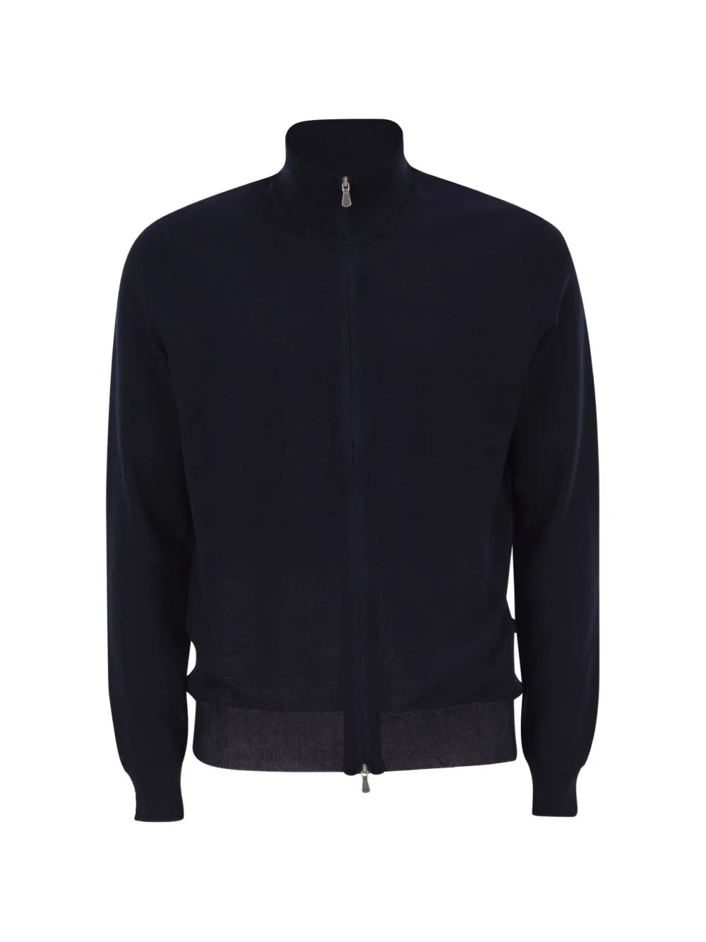 Zip-Up Knit Sweatshirt by VIADESTE