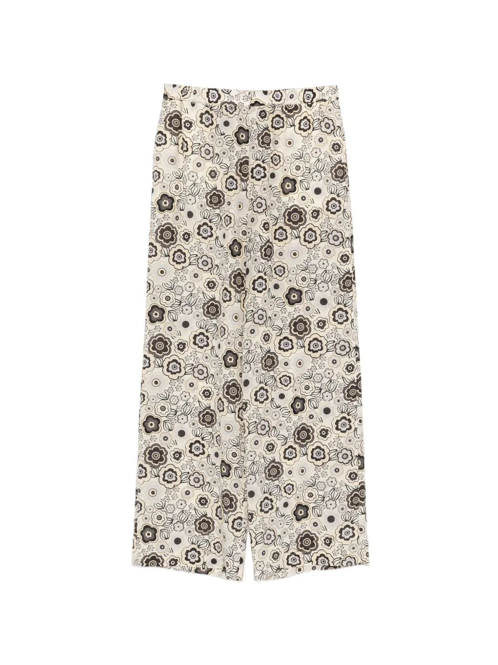 Floral-Print Trousers by ASPESI