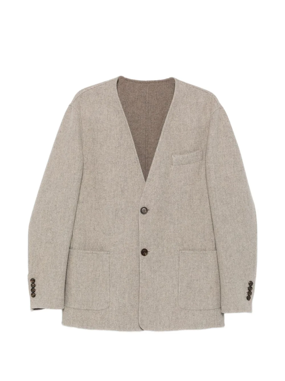 Herringbone-Pattern Jacket by Eleventy