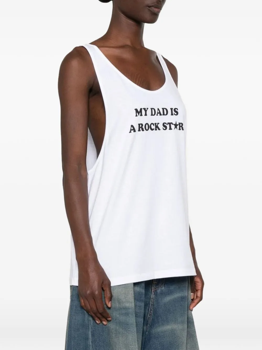 Slogan-Print Tank Top by Stella McCartney