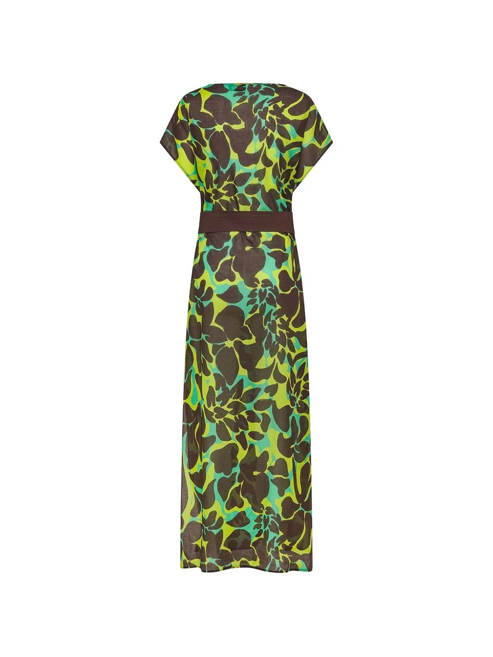 Floral-Print Belted Maxi Dress by Niu