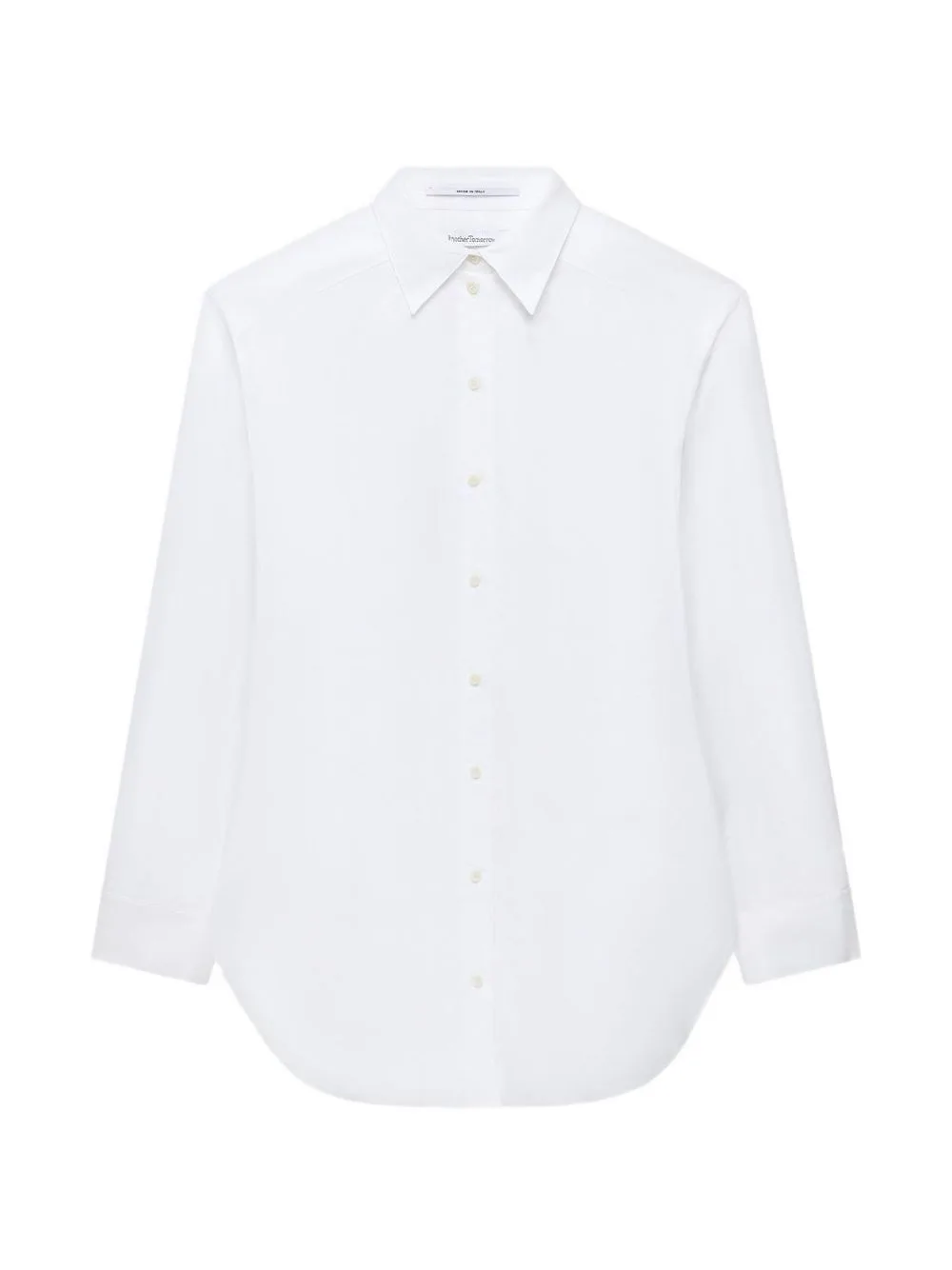Pleat-Back Poplin Shirt by Another Tomorrow