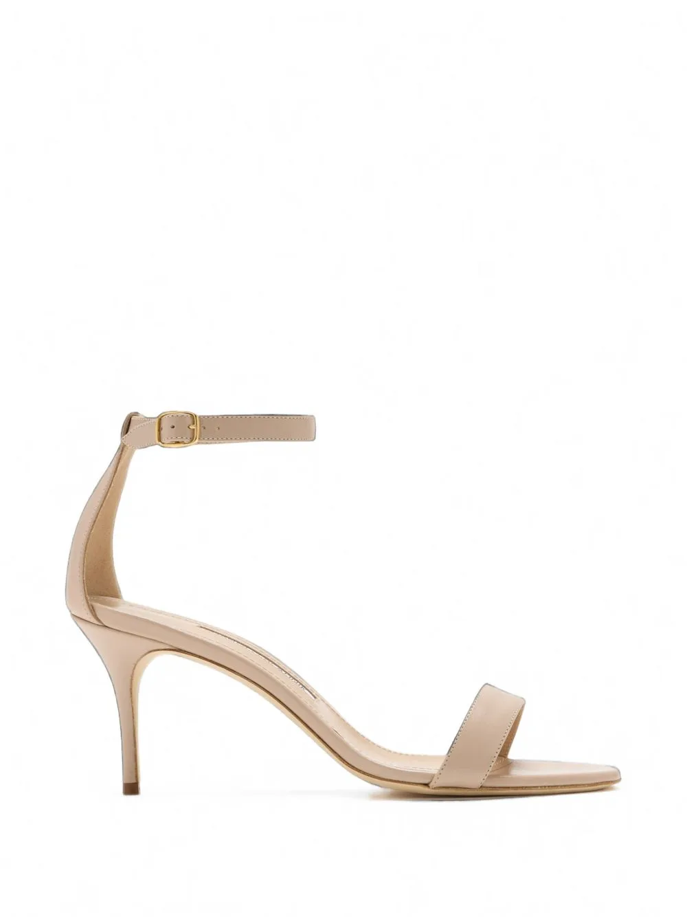 Chaos Leather Sandals by Manolo Blahnik