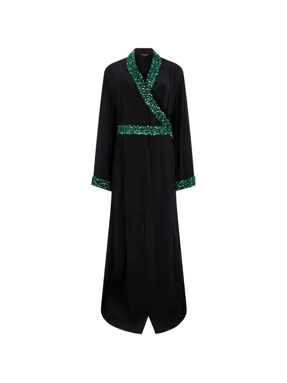 Sequin-Embellished Wrap Dress by Roberto Cavalli