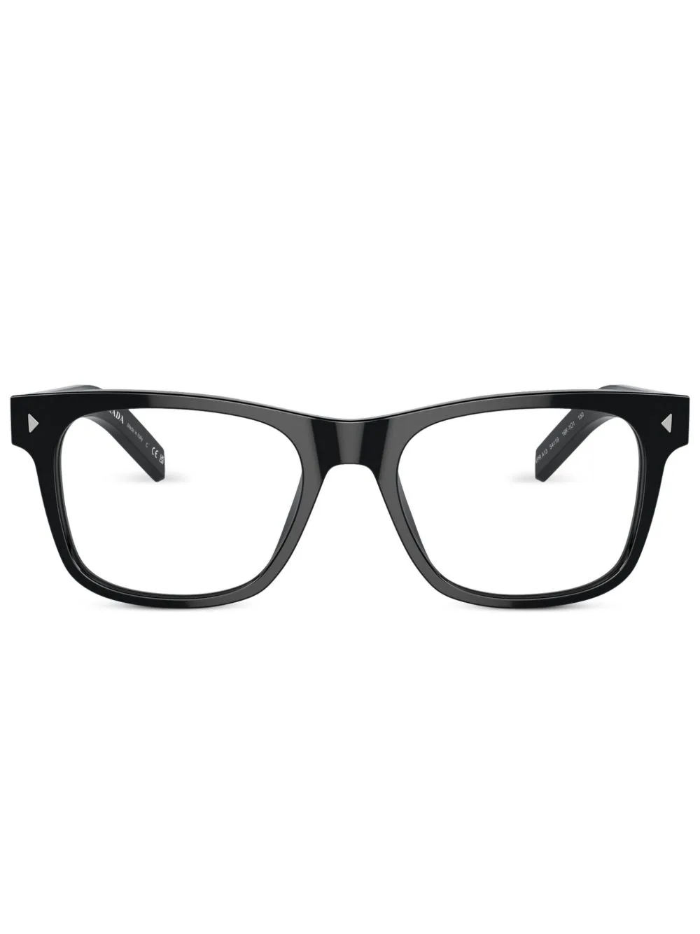 Rivet-Detail Square-Frame Glasses by Prada Eyewear