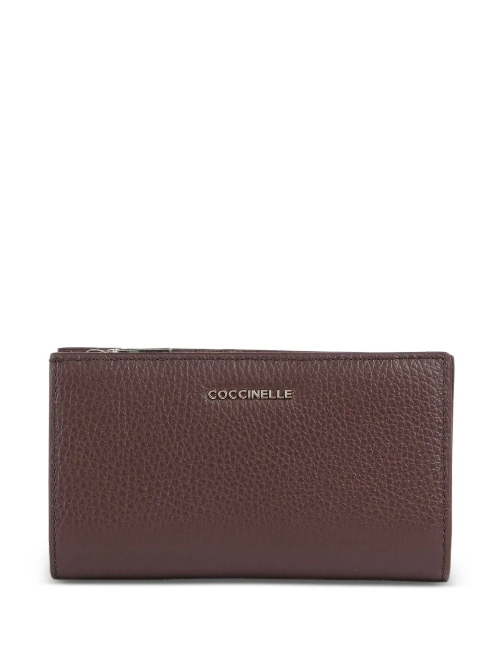 Logo-Plaque Leather Wallet