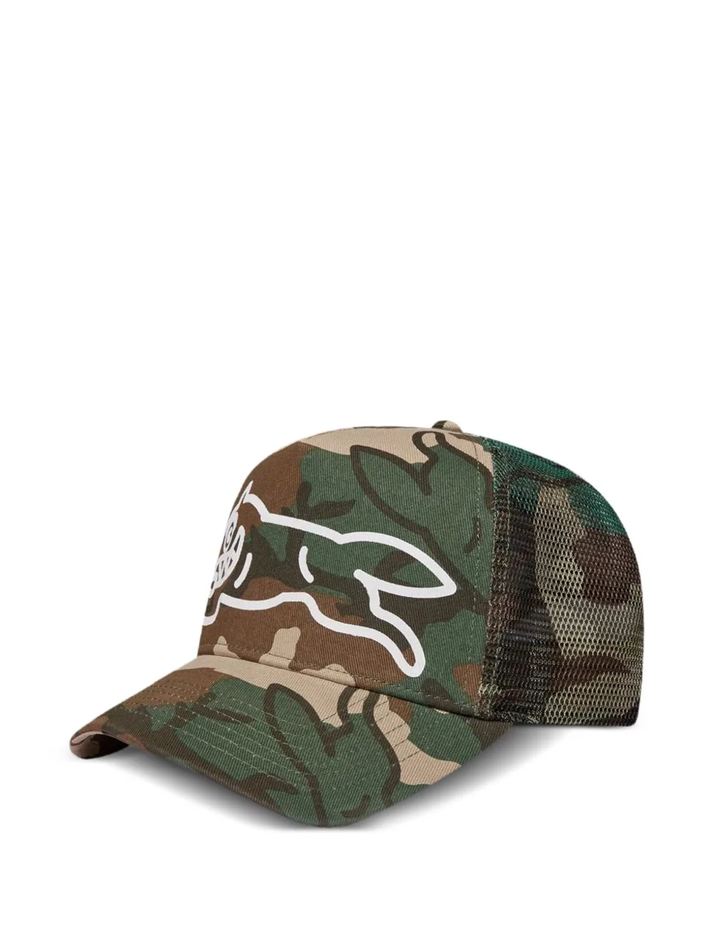 Running Dog Camouflage-Print Cap by ICECREAM