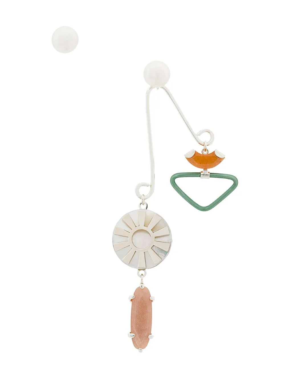 Technofossils E-Coated Balance Earrings by Wouters & Hendrix